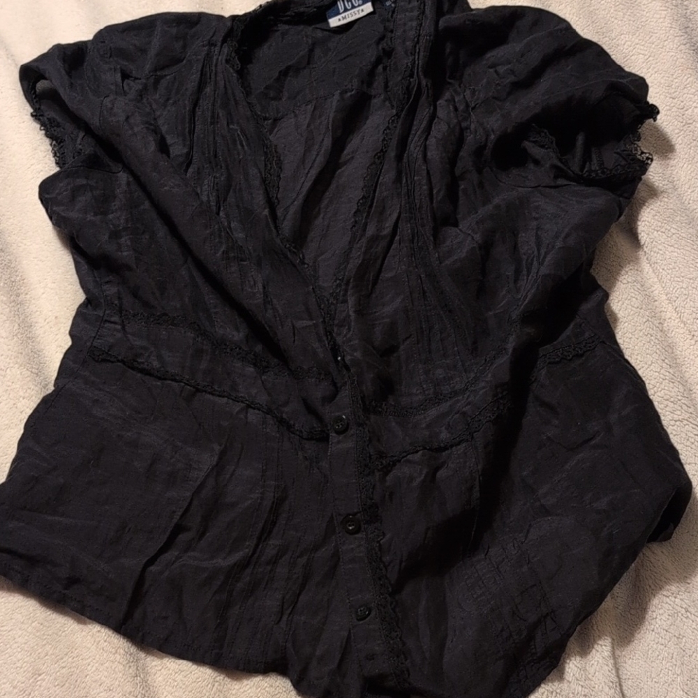 Elegant Black Women's Blouse